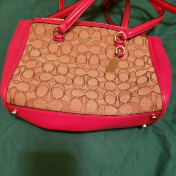 Authentic coach **USED ONCE Satchel / crossbody - Picture 5 of 12